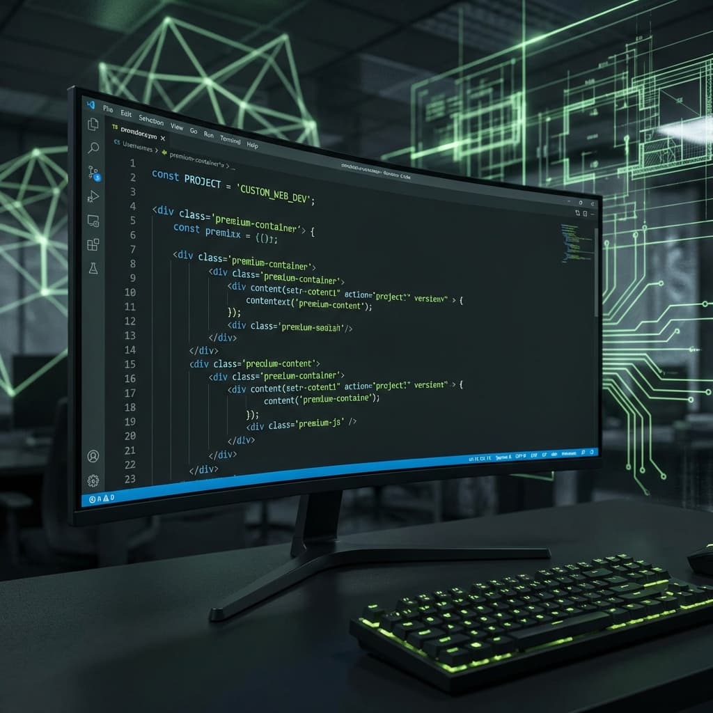 Bespoke custom web application development with modern frameworks