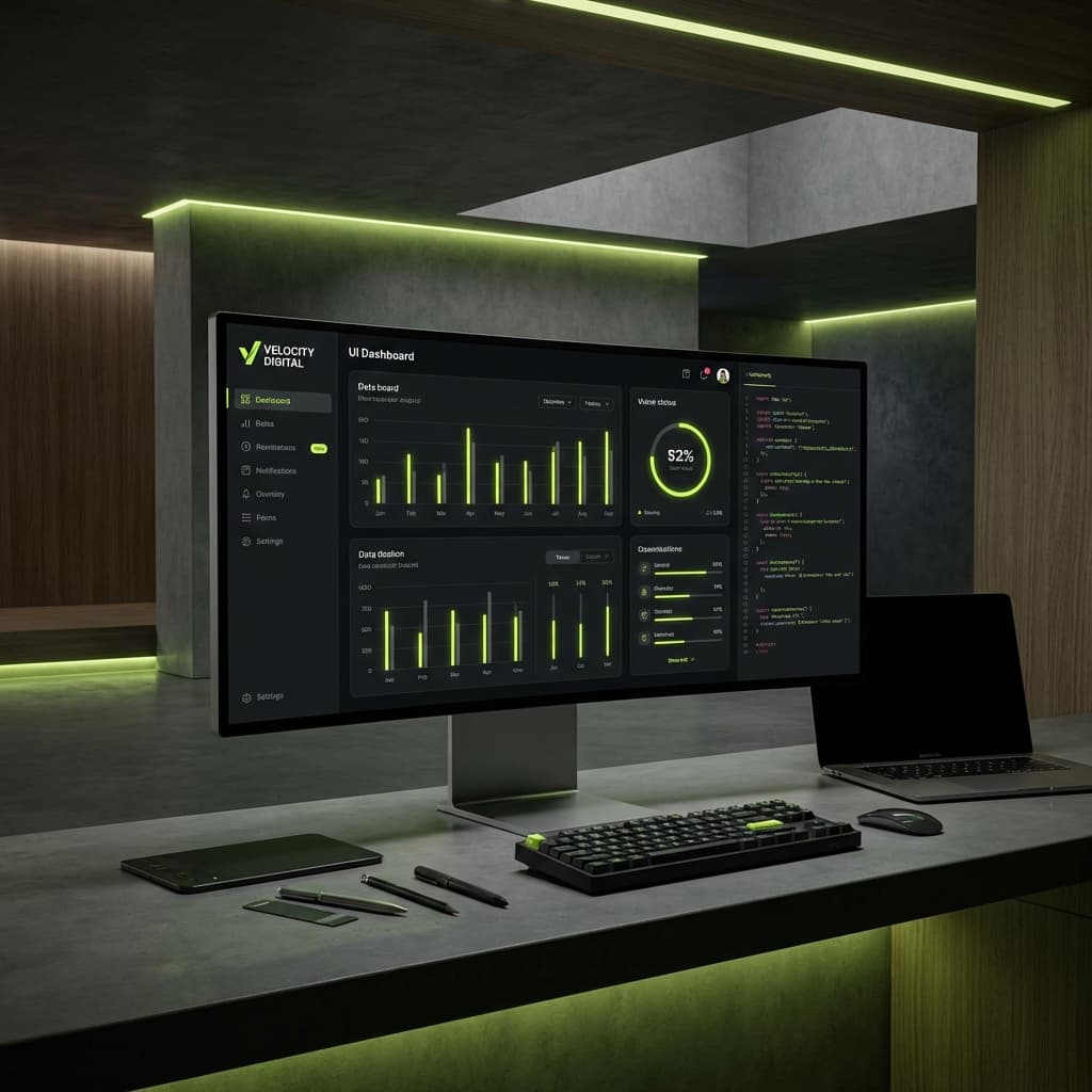 Professional custom website development and UI/UX design showcase